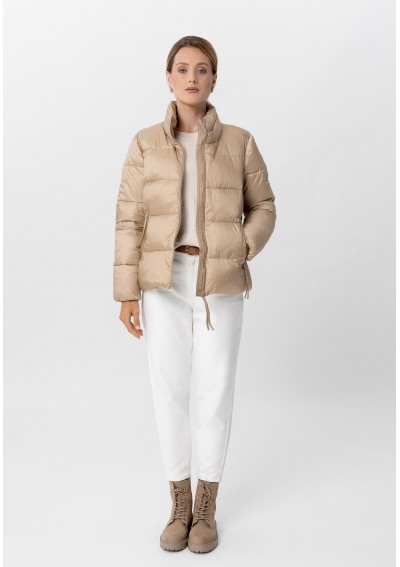 Kurtka pikowana beżowa...