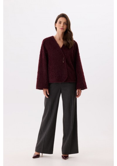 Spodnie szerokie w prążek...