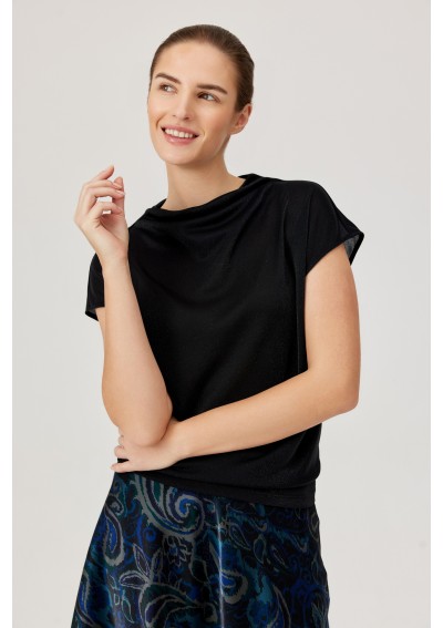 Bluzka z metalicznym...