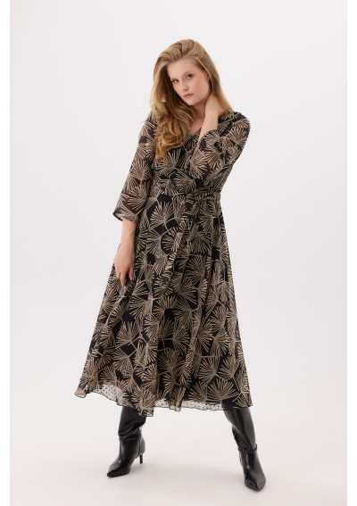 Sukienka z grafiką SALKO S34