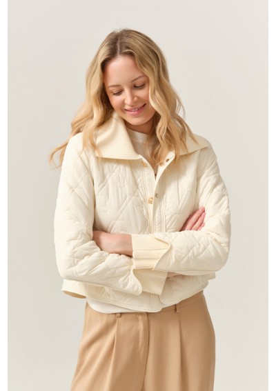 Lekka kurtka kremowa FERIA...