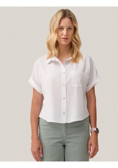 Biała koszula z dodatkiem...