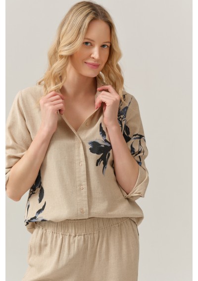 Koszula z lnem FERIA FER109