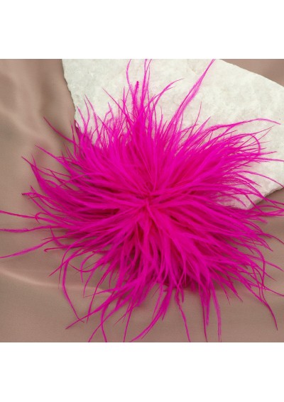 Broszka z piór marabuta w...