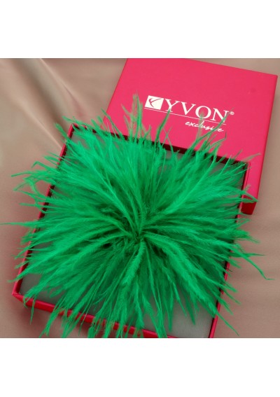 Broszka z piór marabuta w...