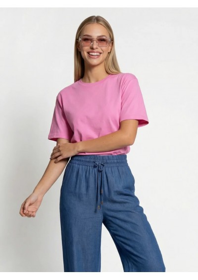T-shirt pudrowy róż WIBS WB08