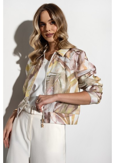 Wzorzysta lekka kurtka typu...