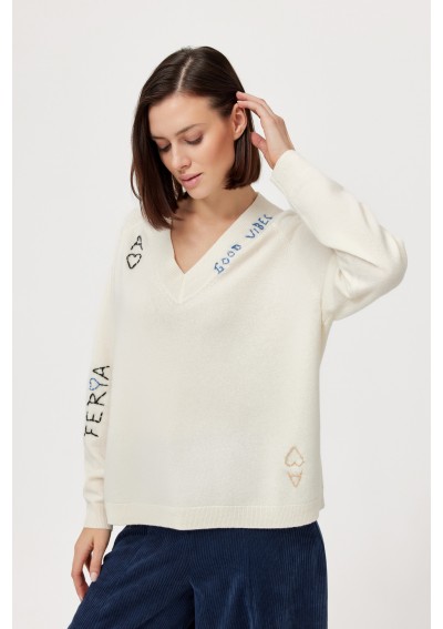 Wełniany sweter FERIA FT010